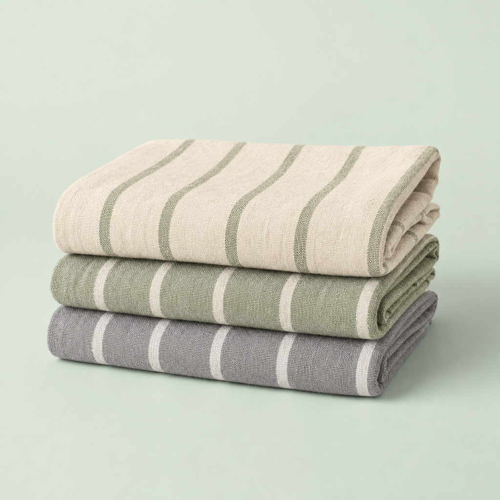 Linen Kitchen Towel Set