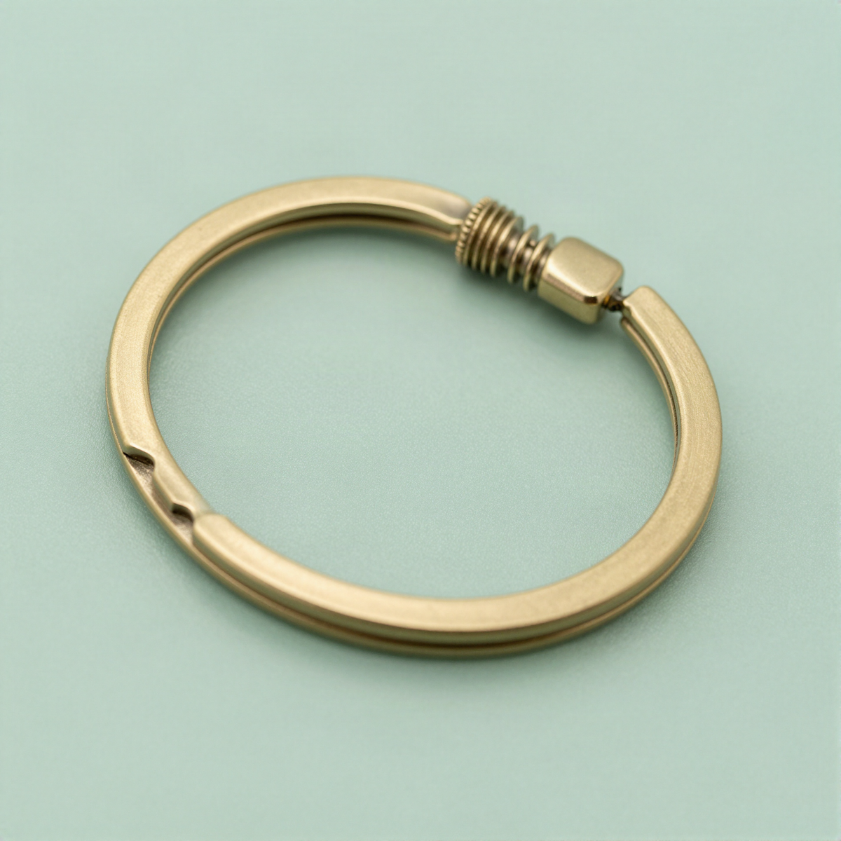 Solid Brass Keyring