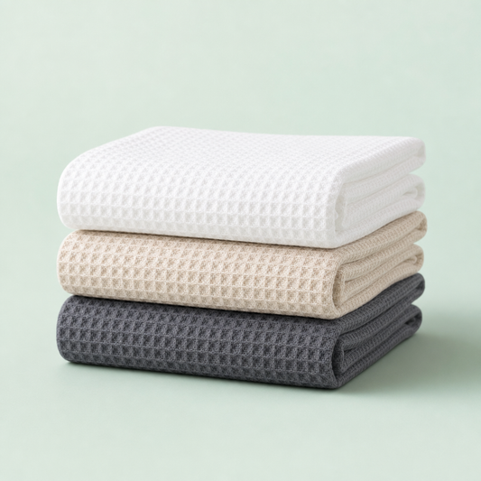 Cotton Waffle Hand Towel Set
