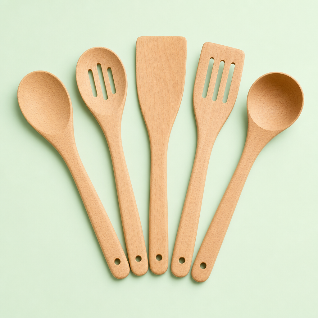 Beechwood Cooking Utensil Set